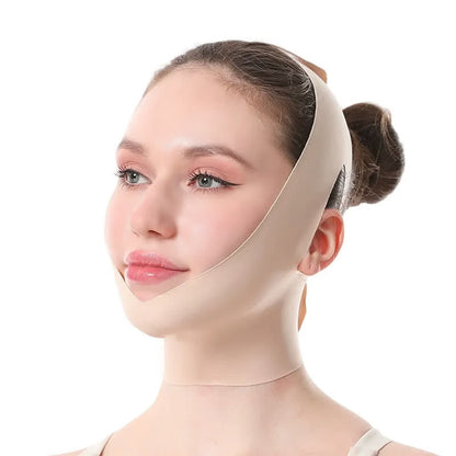 Plusock Skin Tone Elastic Extended Physical Firming Face Wrap - image 3