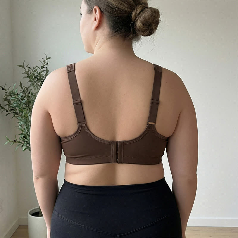 Plusock Scoop Neck Wide Strap Wireless Bra - image 2