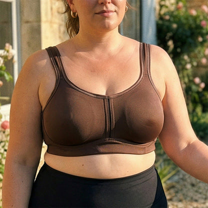 Plusock Scoop Neck Wide Strap Wireless Bra - image 1