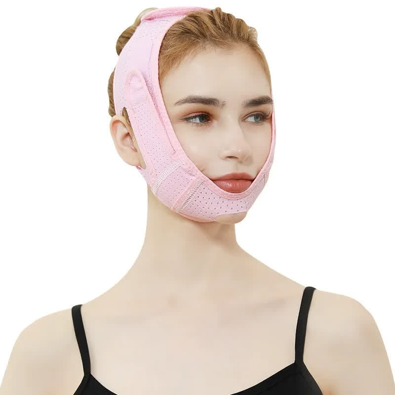 Plusock Dual Compression Mesh upper Breathable Face Wrap(2 Packs) - Pink - One Size - image 0