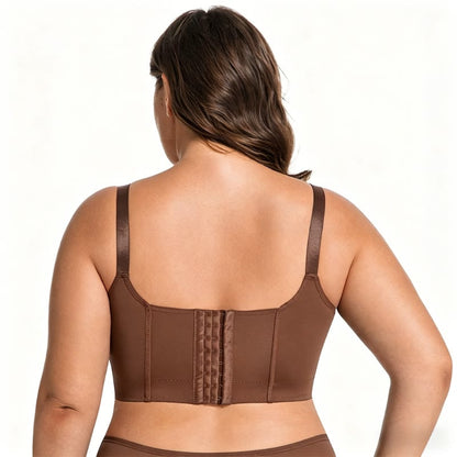Plusock Elegant Lace Brown Full Coverage Bras - image 2