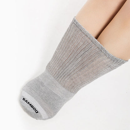 Plusock Plus Size Bamboo Solid Color Knee High Socks(3 Pairs) - image 6