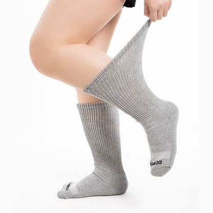 Plusock Plus Size Bamboo Solid Color Knee High Socks(3 Pairs) - image 5