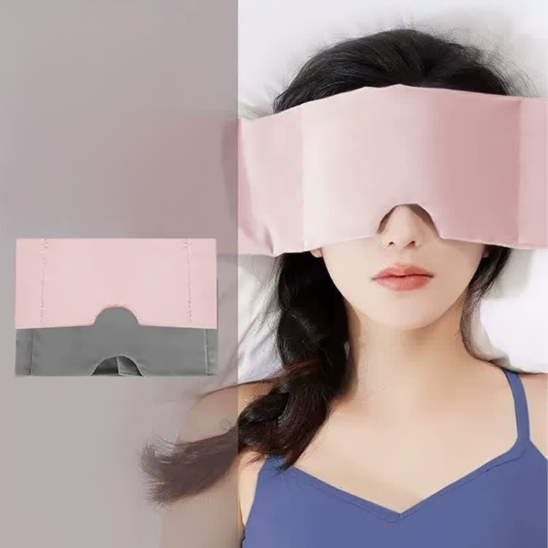 Plusock Soothing Eye Fatigue Weighted Sleep Mask - Pink - One Size - image 2