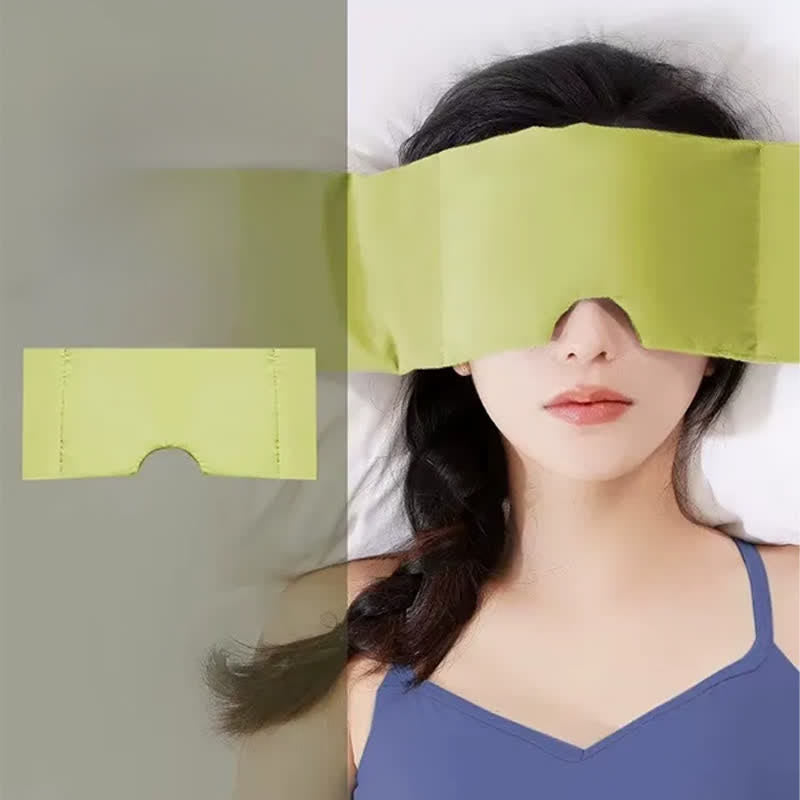Plusock Soothing Eye Fatigue Weighted Sleep Mask - Green - One Size - image 3