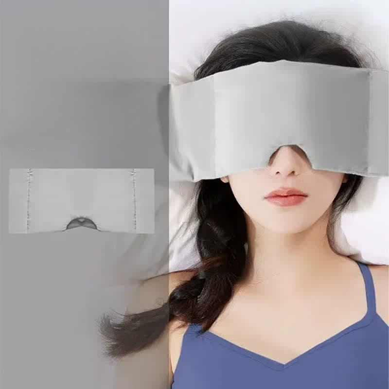 Plusock Soothing Eye Fatigue Weighted Sleep Mask - Grey - One Size - image 0