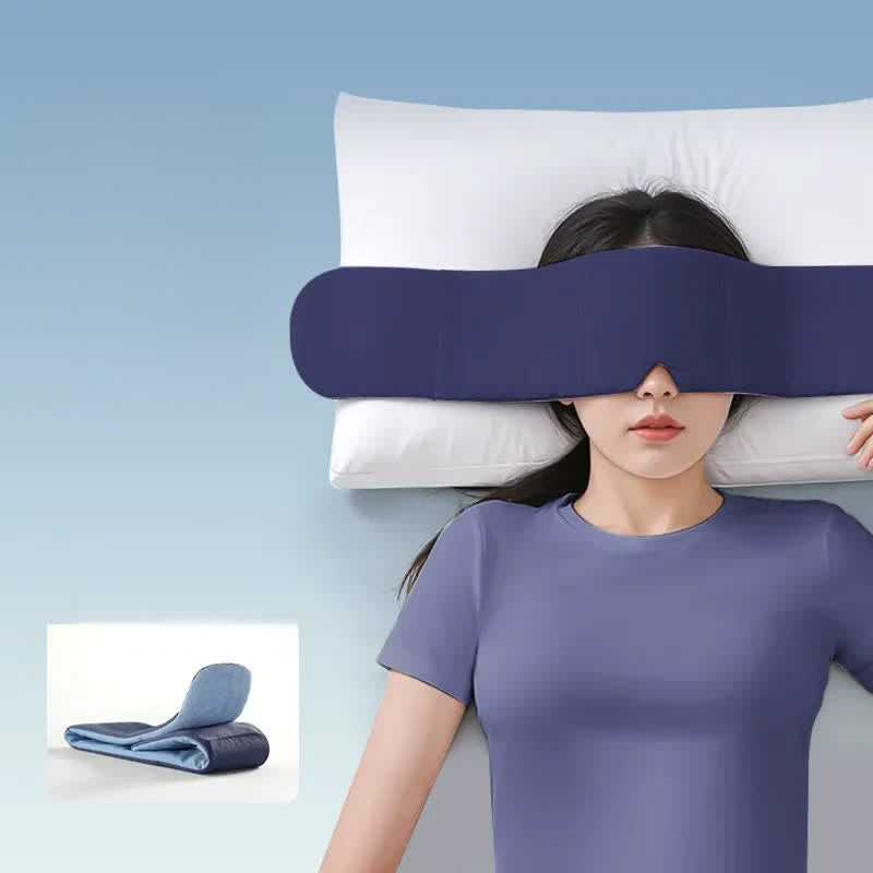 Plusock Gravity Wide Blackout Sleep Mask - Blue - One Size - image 0