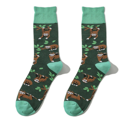 Plusock Sloth Grip Quarter Socks(3 Pairs) - Green - EU38-45(US5-11) - image 2