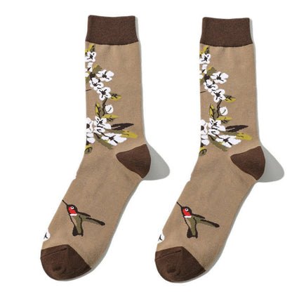 Plusock Tropical Bird Quarter Socks(3 Pairs) - image 6