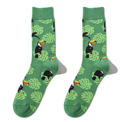Plusock Tropical Bird Quarter Socks(3 Pairs) - image 4