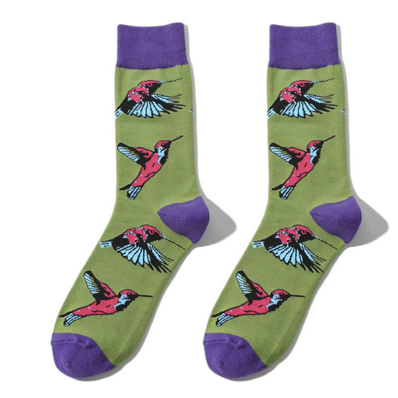Plusock Tropical Bird Quarter Socks(3 Pairs) - image 5