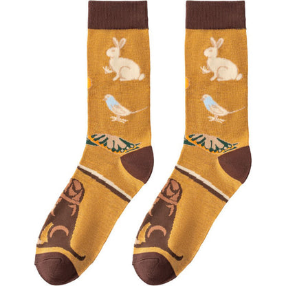 Plusock Playful Dog Rabbit Quarter Socks - image 8