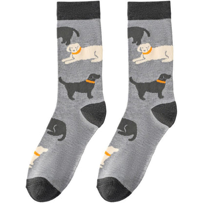 Plusock Playful Dog Rabbit Quarter Socks - image 6