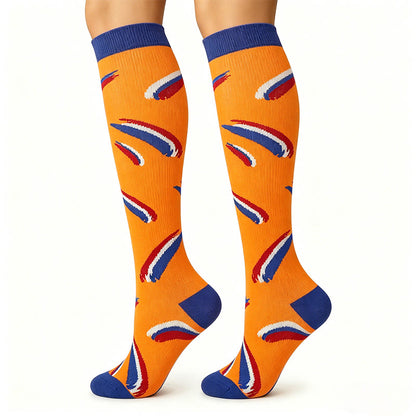 Plusock National Flags Compression Socks(6 Pairs) - Netherlands - S/M - image 4