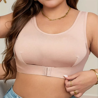 Plusock Front Closure Sport Wireless Bra - image 9