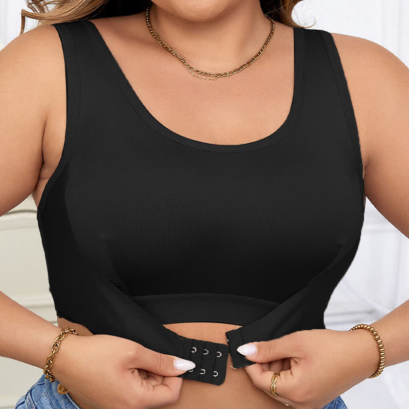 Plusock Front Closure Sport Wireless Bra - image 1
