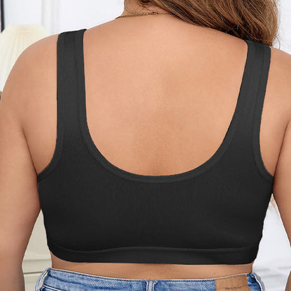 Plusock Front Closure Sport Wireless Bra - image 3