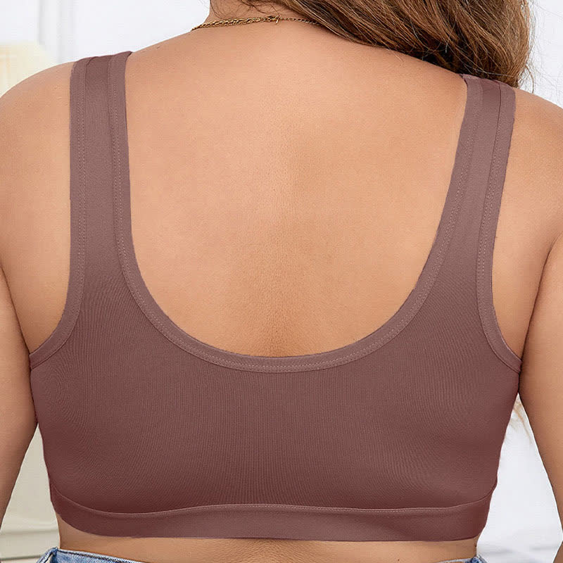 Plusock Front Closure Sport Wireless Bra - image 7