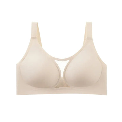Plusock Comfort Mesh Wireless Bra - Nude - 48 - F - image 3