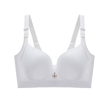 Plusock Seamless Soft Underwire Bra - White - 48 - D - image 3