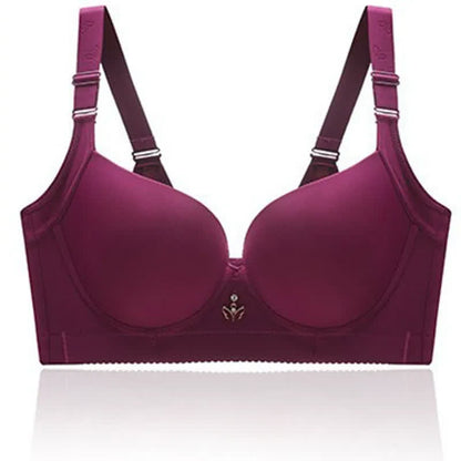 Plusock Seamless Soft Underwire Bra - Purple - 48 - D - image 6