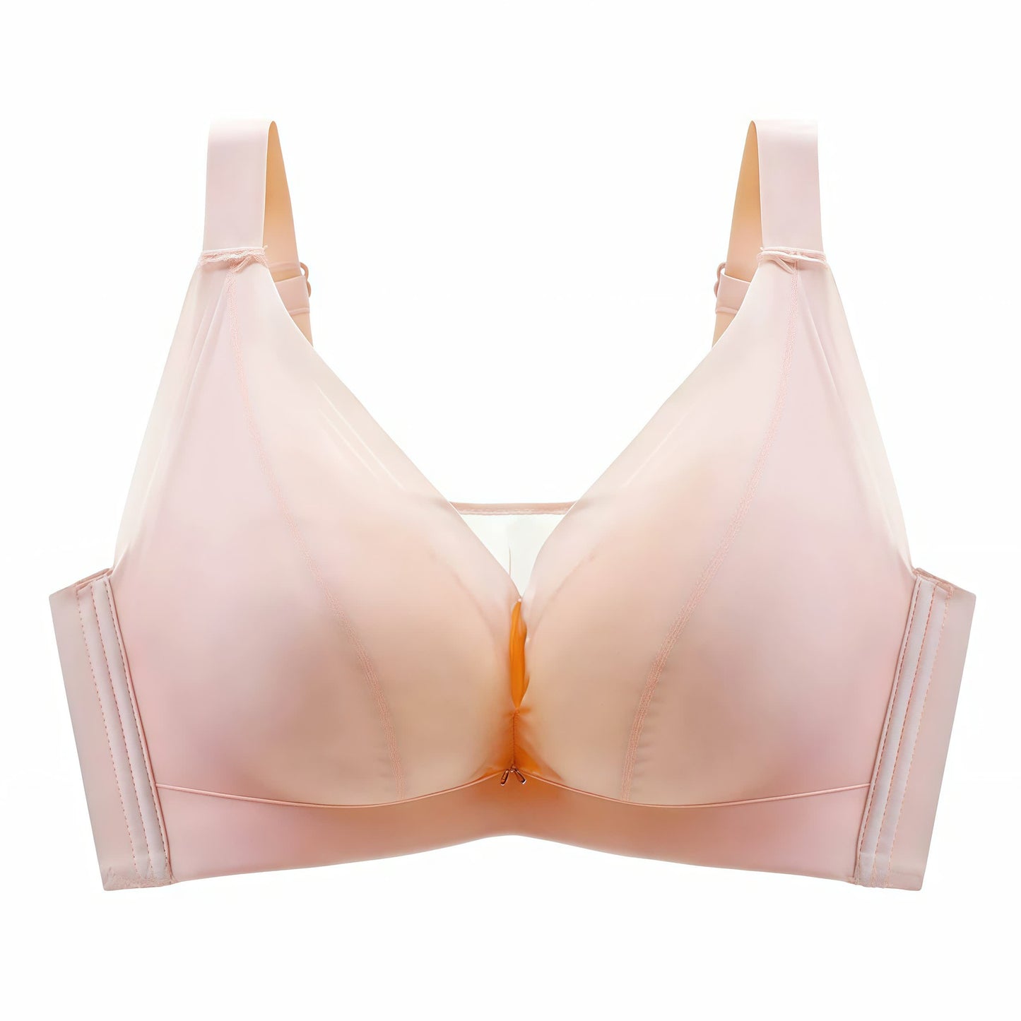Plusock Seamless Comfort Underwire Bra - Nude - 46 - E - image 1