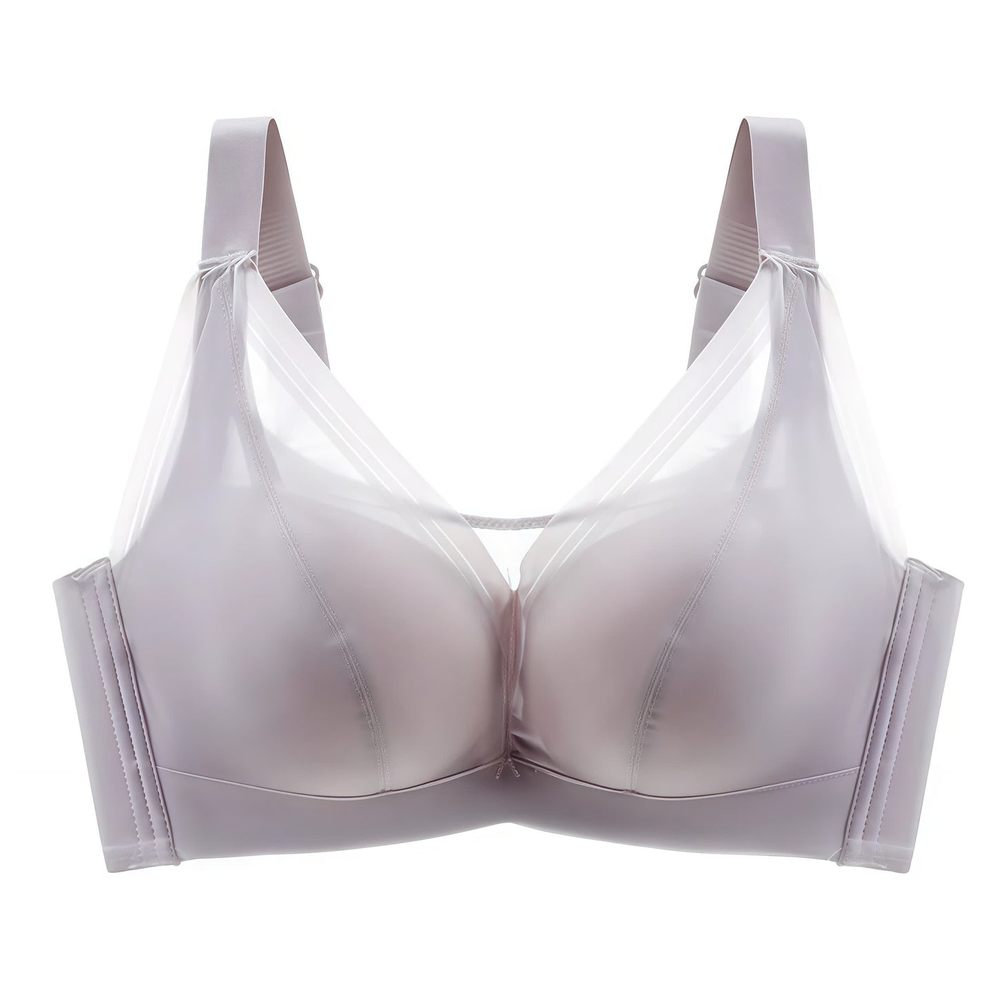 Plusock Seamless Comfort Underwire Bra - Purple - 46 - E - image 3