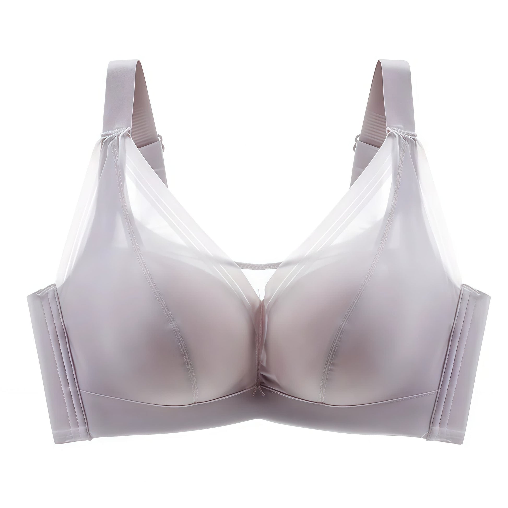 Plusock Seamless Comfort Underwire Bra - Purple - 46 - E - image 3
