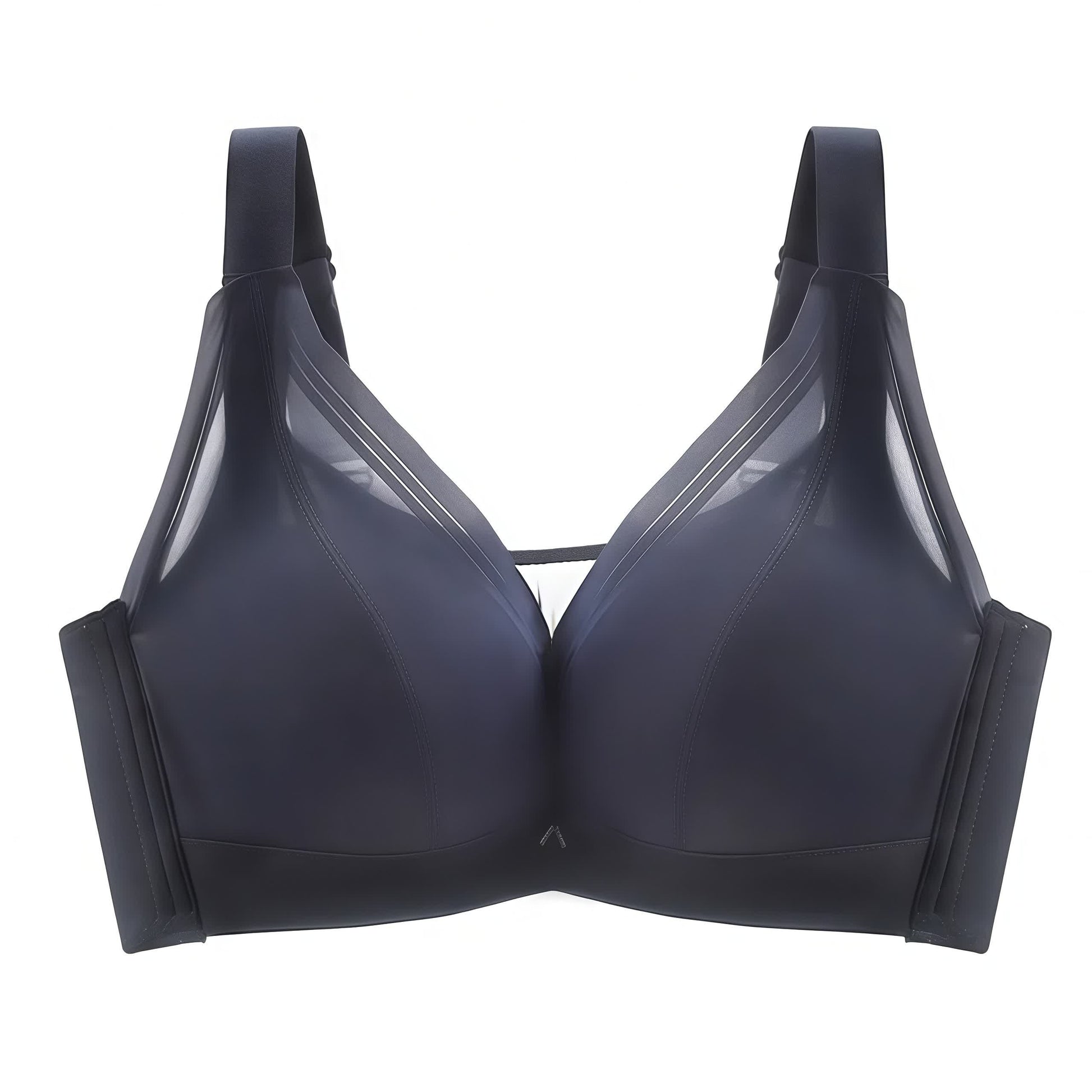Plusock Seamless Comfort Underwire Bra - Blue - 46 - E - image 4