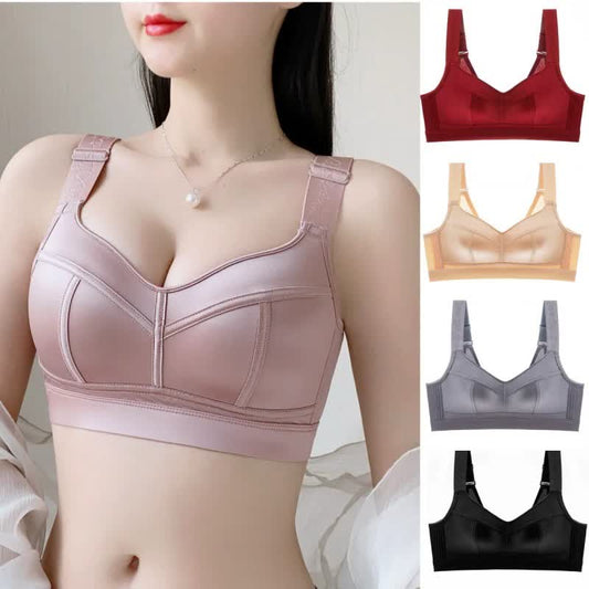 Plusock Wide Strap Support Wireless Bra - image 0