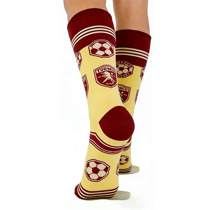Plusock Trendy Soccer Pattern Quarter Socks (5 Pairs) - image 5