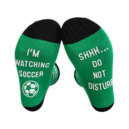 Plusock Breathable Soccer Slogan Cotton Quarter Socks(6 Pairs) - image 8