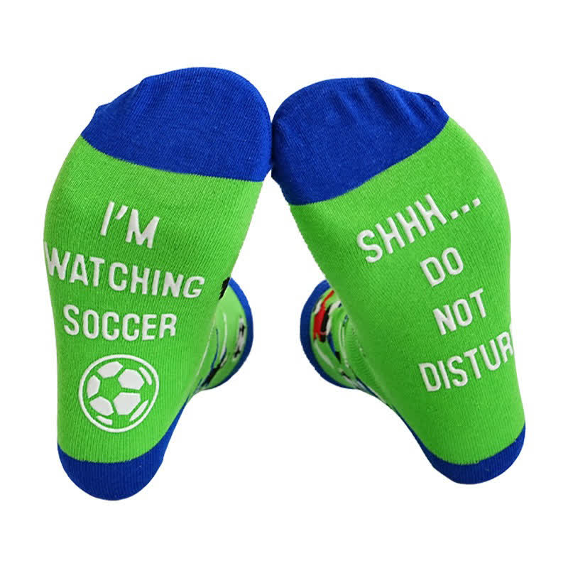 Plusock Breathable Soccer Slogan Cotton Quarter Socks(6 Pairs) - image 11