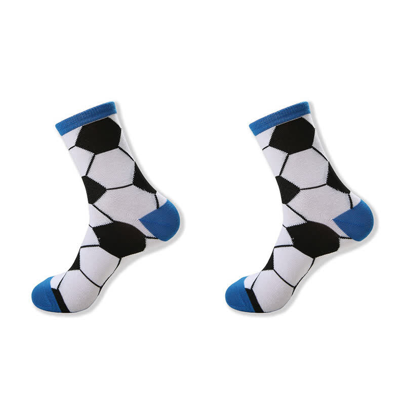 Plusock Casual Soccer Print Quarter Socks (6 Pairs) - image 4
