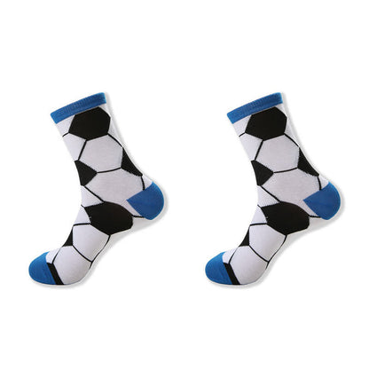 Plusock Casual Soccer Print Quarter Socks (6 Pairs) - image 4
