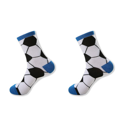 Plusock Casual Soccer Print Quarter Socks (6 Pairs) - image 5