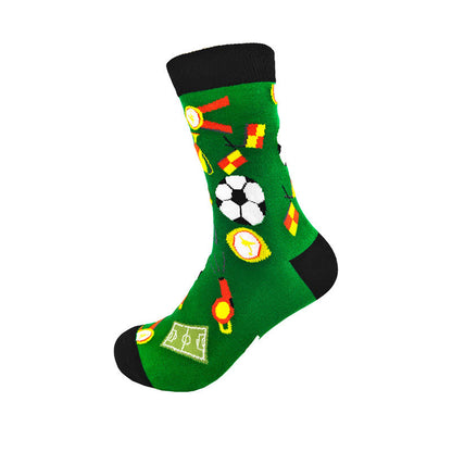 Plusock Funny Soccer Graphic Quarter Socks(2 Pairs) - image 3
