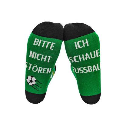 Plusock Funny Soccer Graphic Quarter Socks(2 Pairs) - image 4