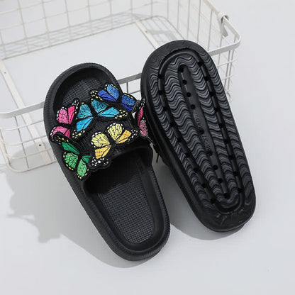 Plusock Colorful Butterfly Cloud Platform Slide Slippers - image 3