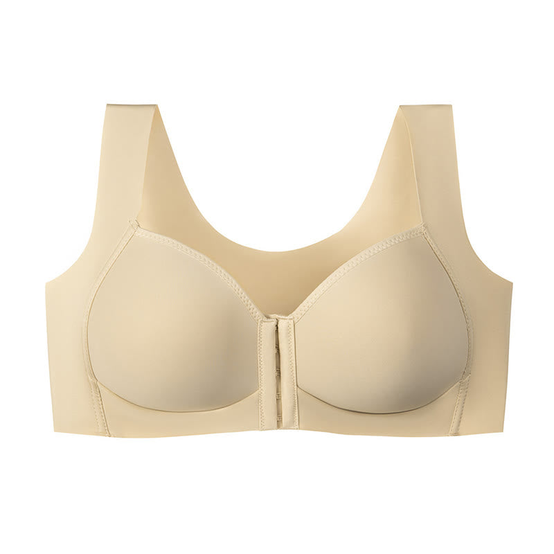 Plusock Front Closure Full Coverage Bra - Nude - 50 - D - image 7