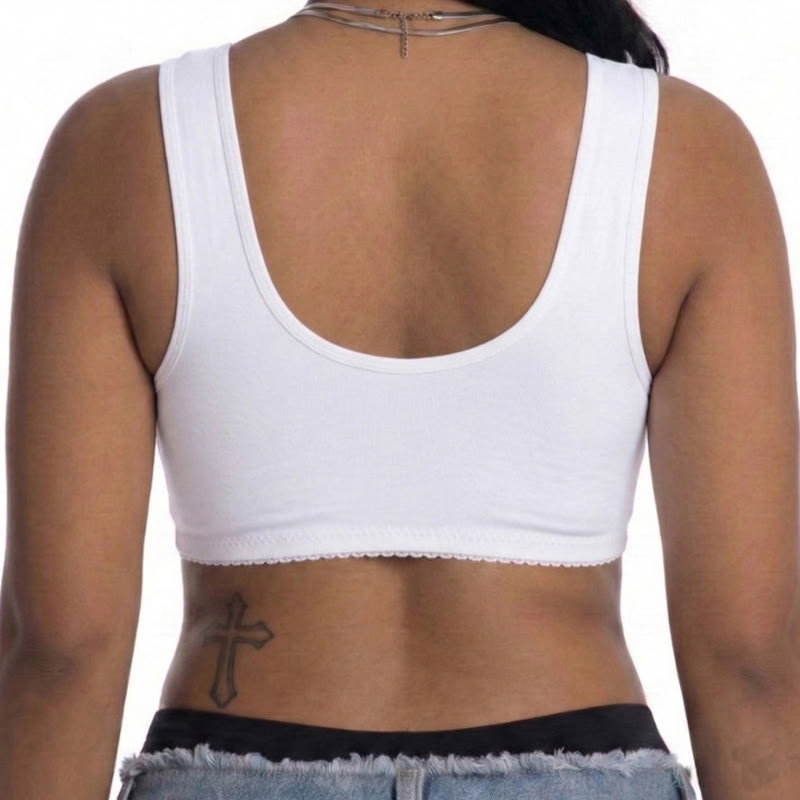 Plusock Lace Front Closure Wireless Bra - image 5