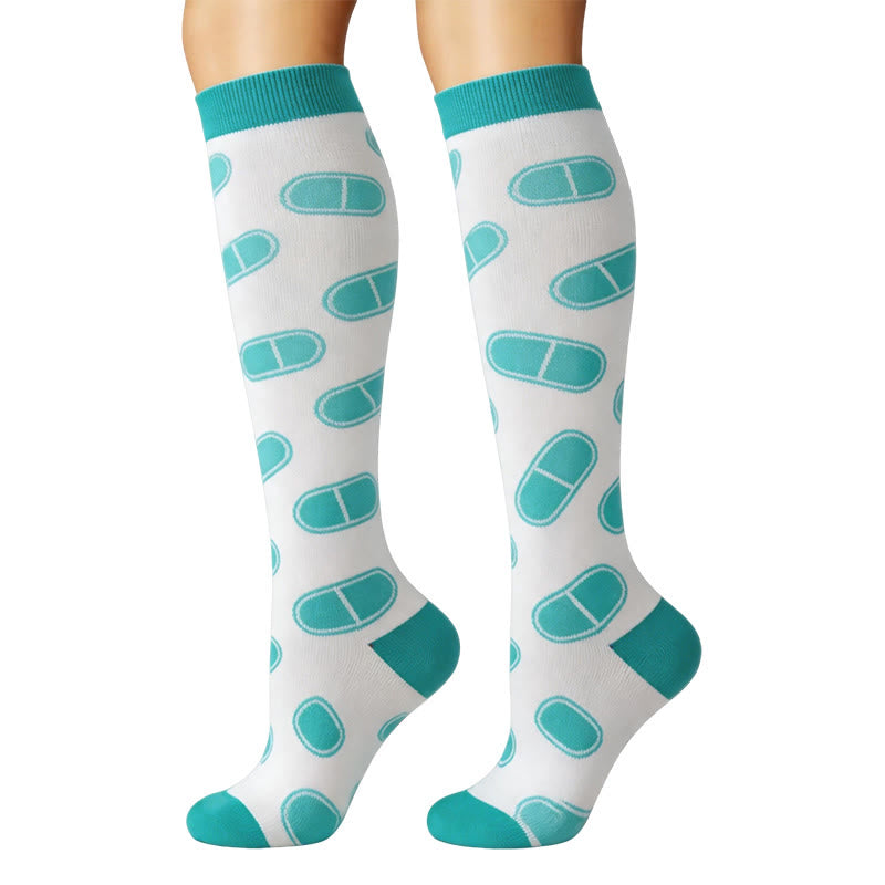 Plusock Heartbeat ECG Compression Socks(6 Pairs) - image 1