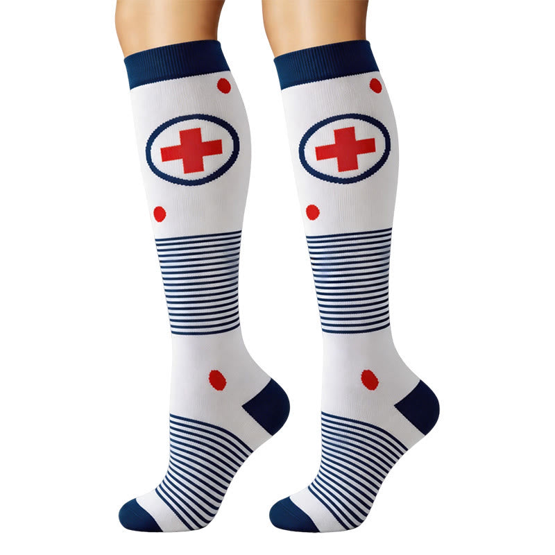Plusock Heartbeat ECG Compression Socks(6 Pairs) - image 5