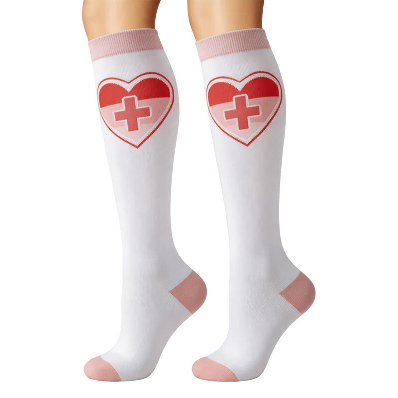 Plusock Heartbeat ECG Compression Socks(6 Pairs) - image 6