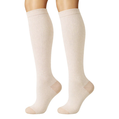 Plusock Pastel Colorblock Compression Socks(6 Pairs) - image 3