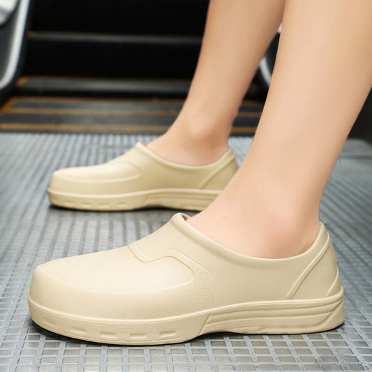 Plusock Plus Size Waterproof Slip On Work Shoes - image 0
