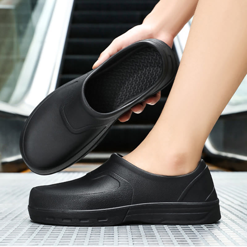 Plusock Plus Size Waterproof Slip On Work Shoes - image 6