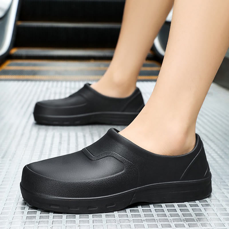Plusock Plus Size Waterproof Slip On Work Shoes - image 7