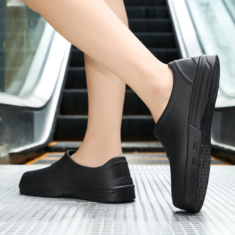 Plusock Plus Size Waterproof Slip On Work Shoes - image 5