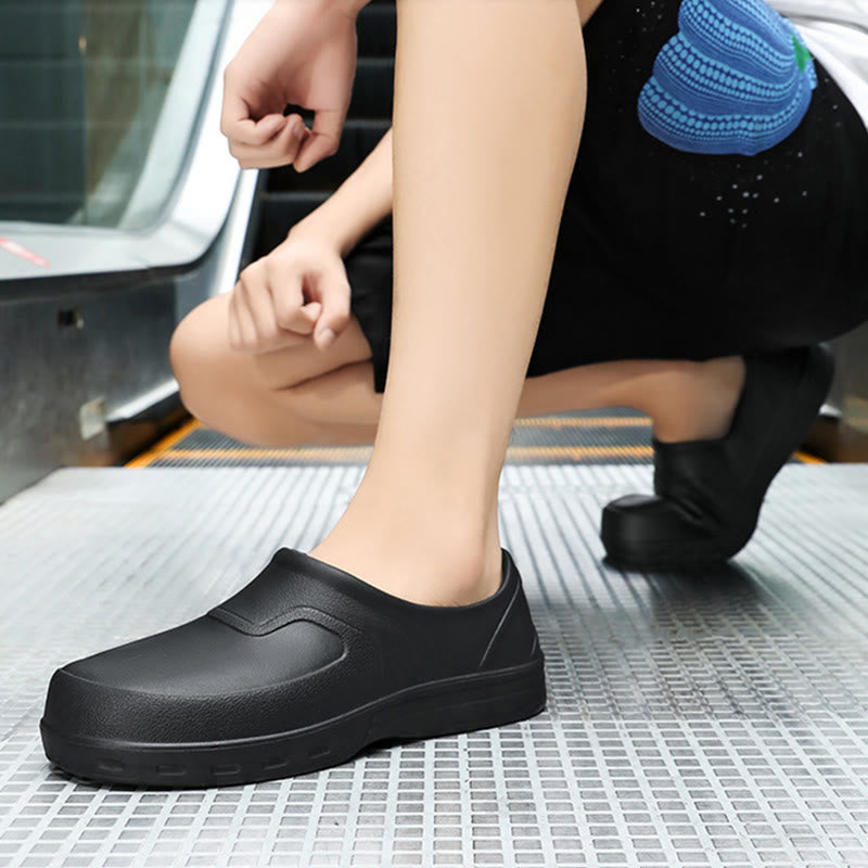 Plusock Plus Size Waterproof Slip On Work Shoes - image 4